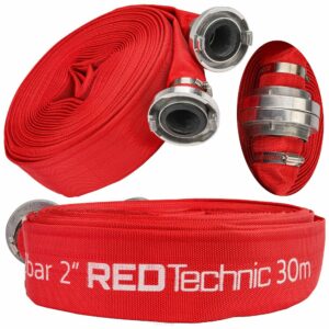 Požarna cev za črpalke RTWS0068, 30M | RED TECHNIC namenjena za črpanje čiste in umazane vode ter greznic. Odporna je na ekstremne temperature.