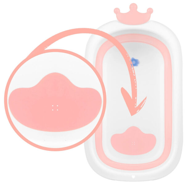 Kopalna kad za dojenčke RK-280 | belo-rožnata