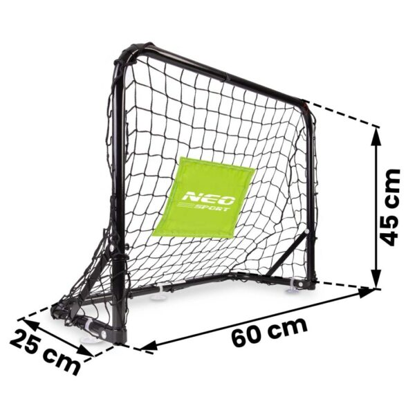 Nogometni gol Neo-Sport, 2 kosa | 60 x 45 x 25 cm