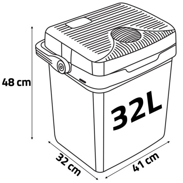 Potovalni hladilnik Icemax 2v1 32 L, zeleni | Berdsen