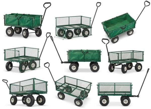 Vsefunkcionalni vrtni voziček + ponjava | do 450 kg