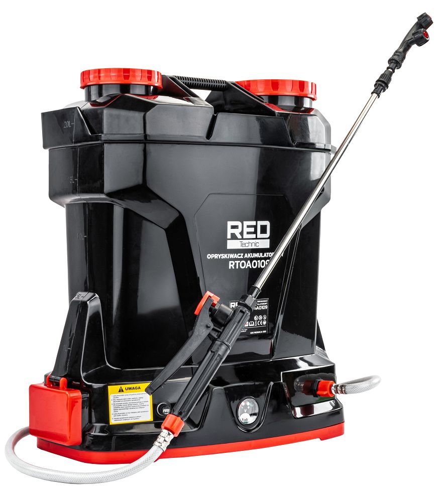 Brezžični razpršilnik RTOA0109, 20 L | RED TECHNIC