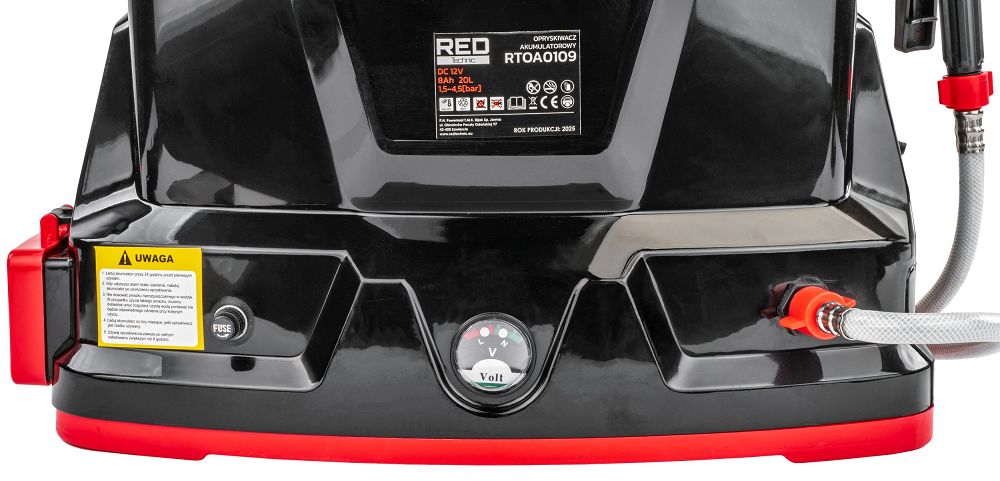 Brezžični razpršilnik RTOA0109, 20 L | RED TECHNIC