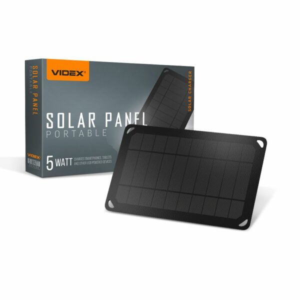 Prenosni solarni polnilnik, VSO-F505U, VIDEX | 5W
