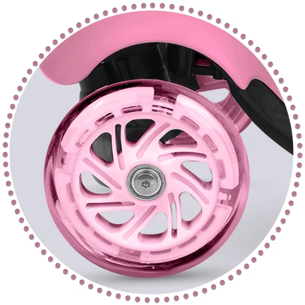 Trikolesni skuter, roza, Ricokids Todi| BCJ765400