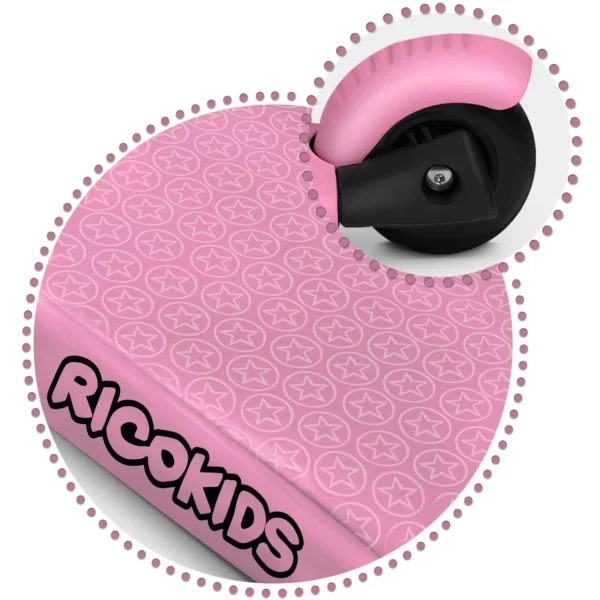 Trikolesni skuter, roza, Ricokids Todi| BCJ765400