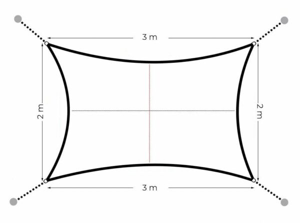 Pločevina za senčilo na terasi, 2x3 m, bež | Modern Home