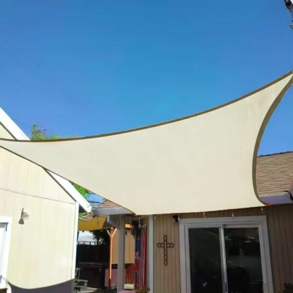 Pločevina za senčilo na terasi, 4x4 m, bež | Modern Home