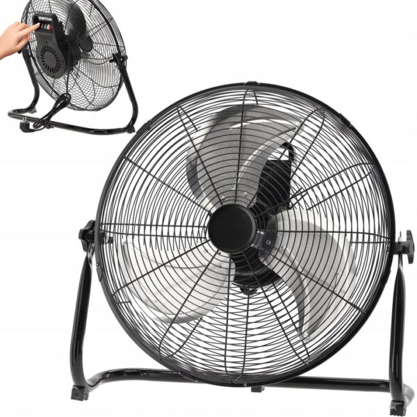 Talni ventilator, 70W | črna