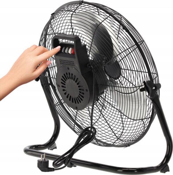 Talni ventilator, 70W | črna