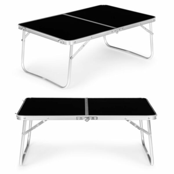 Zložljiva pohodniška miza, črna, 60x40 cm | Modern Home