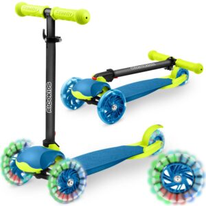 Trikolesni skuter, modro-zelen | Ricokids Loco