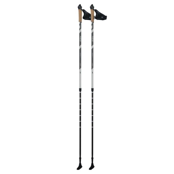 Pohodne palice NS-383, 143 cm, črne | Neo-Sport