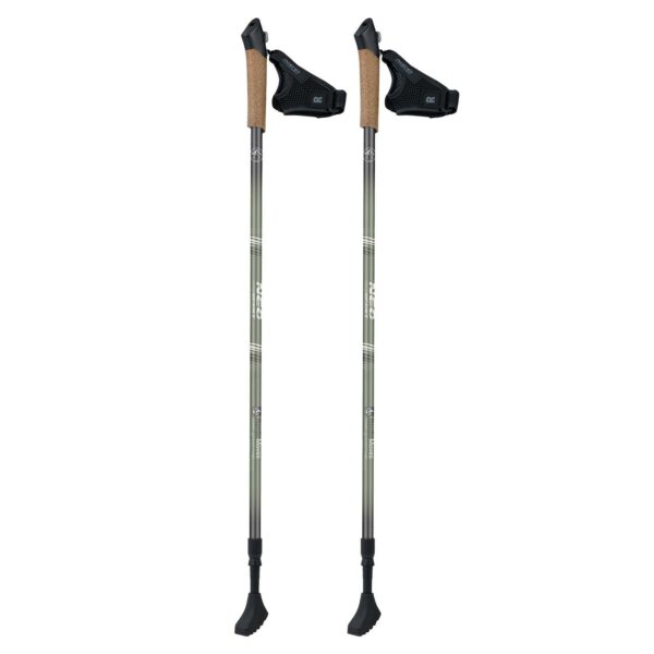 Pohodne palice NS-383, 143 cm, zelene | Neo-Sport