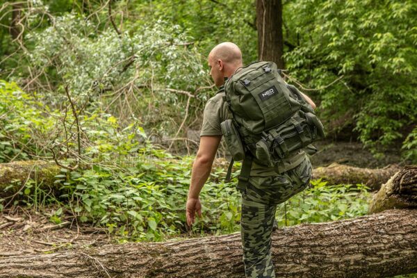 Turistični nahrbtnik za preživetje 4v1 , 40L, zelen | NEO TOOLS