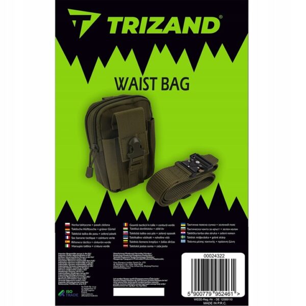 Taktična torba s pasom 24322, zelena | Trizand