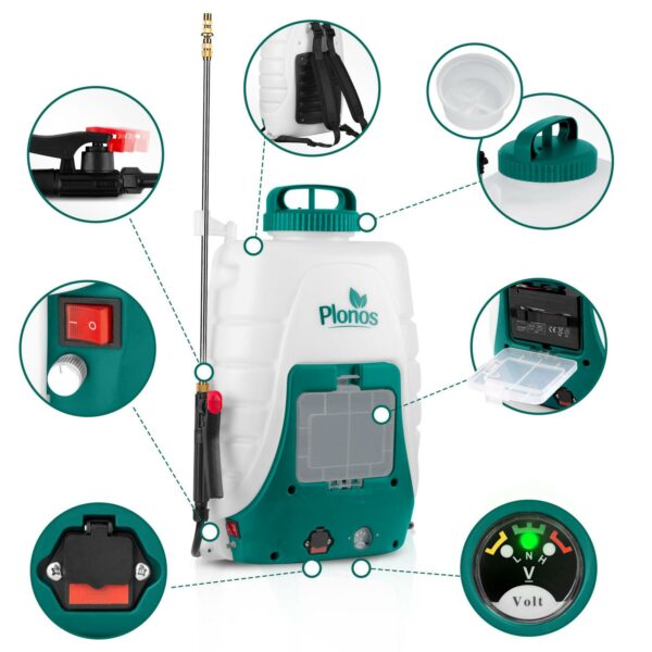 Akumulatorska škropilnica PL-601, 12V, 18L | Plonos