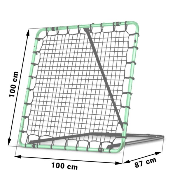 Gol za trening, 100x100cm, zelen | Neo-Sport