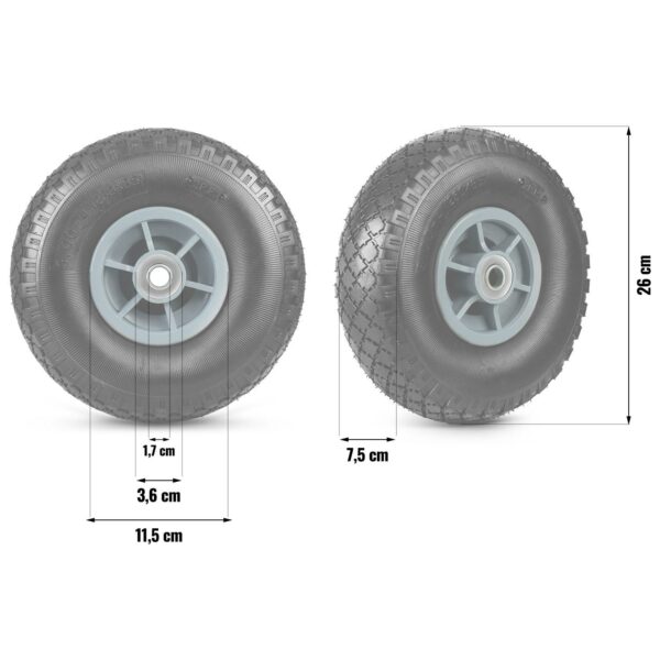 Kolo za transportni voziček HM-509, 26cm | Humberg