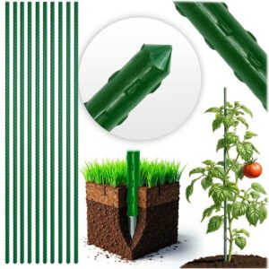 Palica za podporo rastlin PL-940, 10 kosov, 120 cm, zelena | Plonos