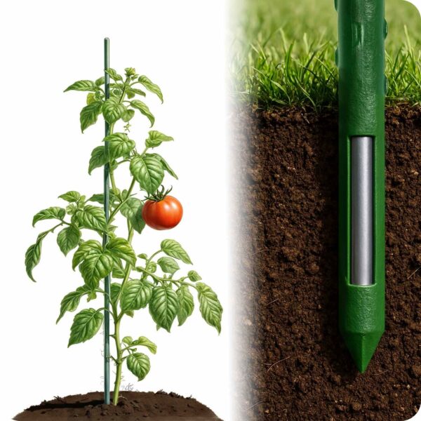 Palica za podporo rastlin PL-940, 10 kosov, 120 cm, zelena | Plonos
