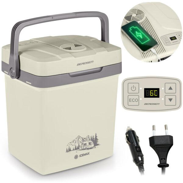Prenosni hladilnik Icemax, ECO, 26L, bel | Berdsen