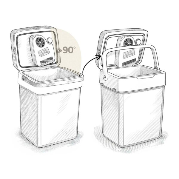 Prenosni hladilnik Icemax, ECO, 26L, bel | Berdsen