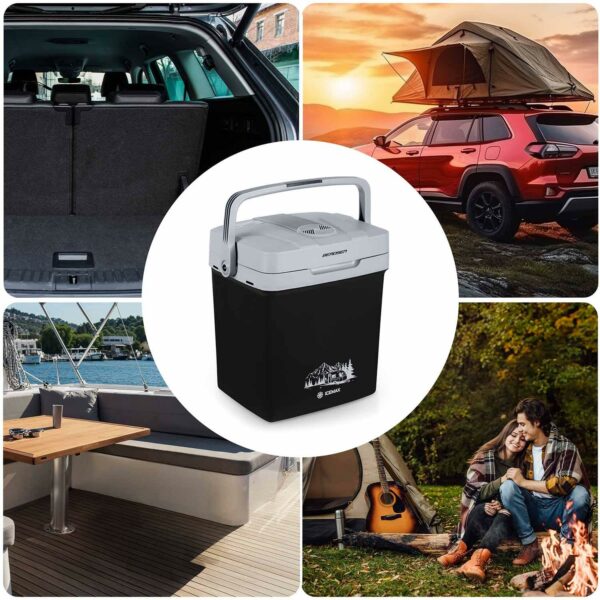 Prenosni hladilnik Icemax, ECO, 26L, črn | Berdsen