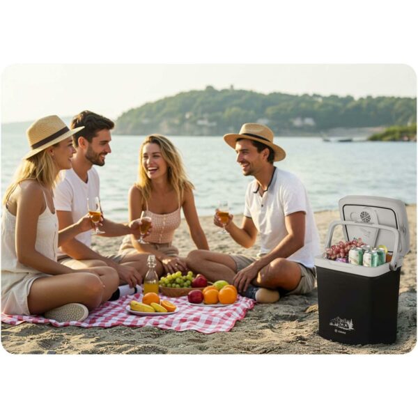 Prenosni hladilnik Icemax, ECO, 26L, črn | Berdsen