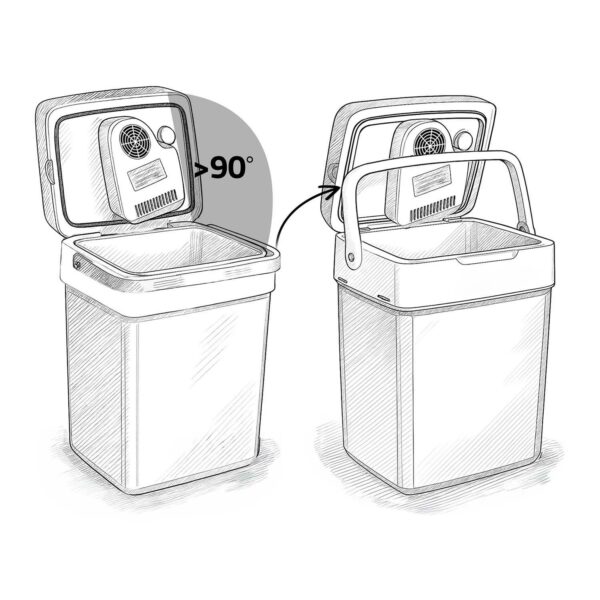 Prenosni hladilnik Icemax, ECO, 26L, črn | Berdsen