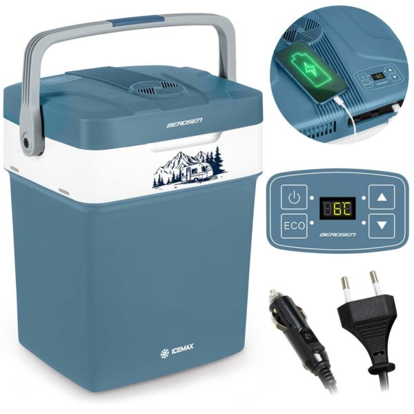 Prenosni hladilnik Icemax, ECO, 29 L, modri | Berdsen