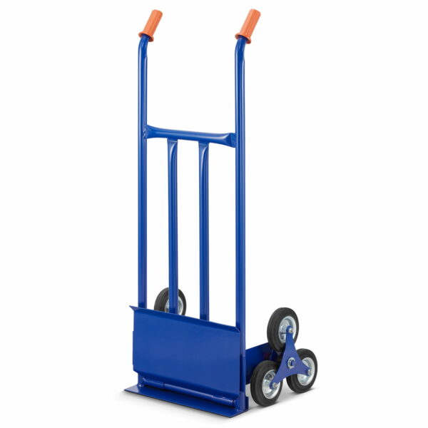 Transportni voziček, stopniščni, 200 kg, moder | HIGHER