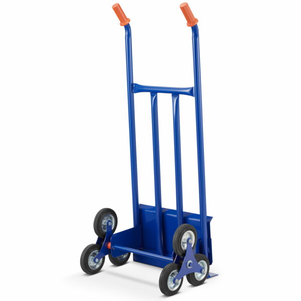 Transportni voziček, stopniščni, 200 kg, moder | HIGHER