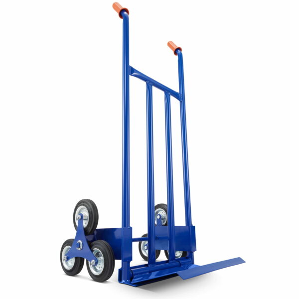 Transportni voziček, stopniščni, 200 kg, moder | HIGHER
