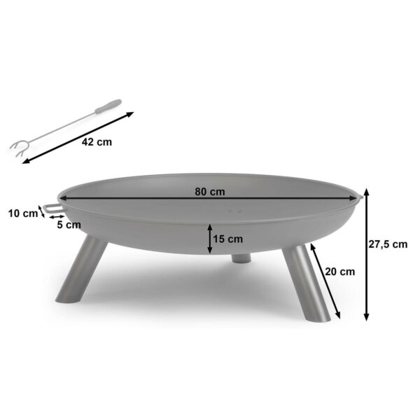 Vrtno kurišče BD-882, 80 cm | Berdsen