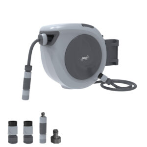 Avtomatski kolut za cev, 35 m, siv | Garden Line