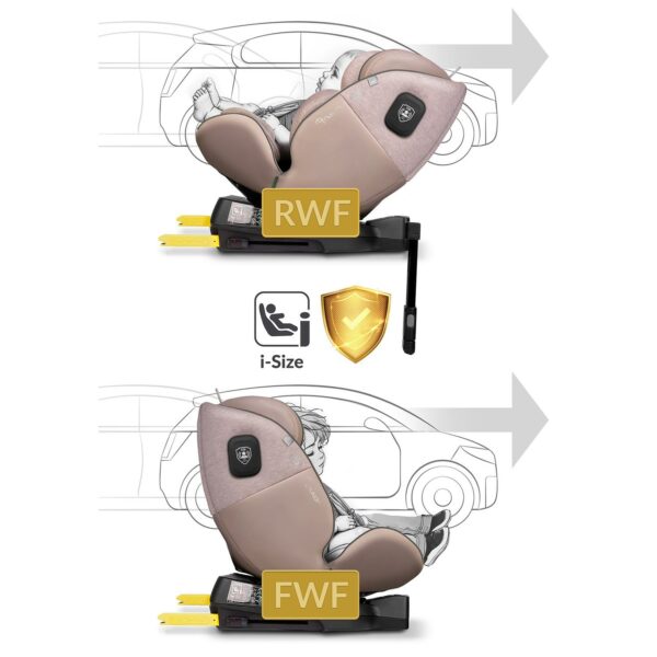 Avtosedež Aero Line, ISOFIX, 0–36 kg, bež | Nukido