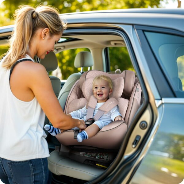 Avtosedež Aero Line, ISOFIX, 0–36 kg, bež | Nukido