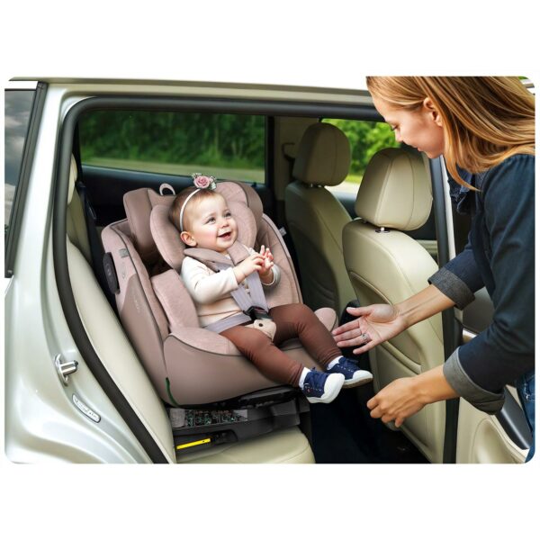 Avtosedež Aero Line, ISOFIX, 0–36 kg, bež | Nukido