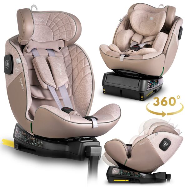 Avtosedež Aero Line, ISOFIX, 0–36 kg, bež | Nukido