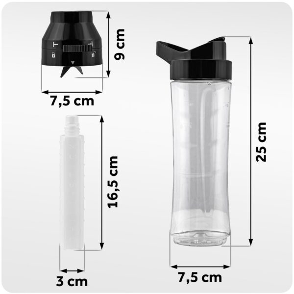 Hladilna steklenička za smoothie BD-755, 600 ml | Berdsen