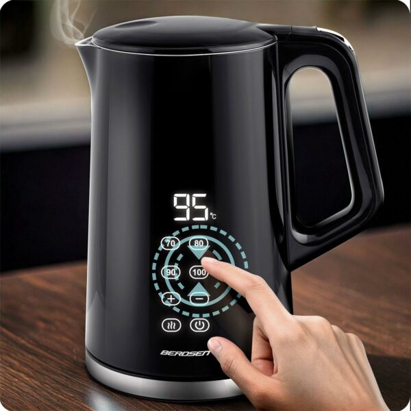 Instant grelnik vode BD-71, 1,7 l, črno-srebrn | Berdsen