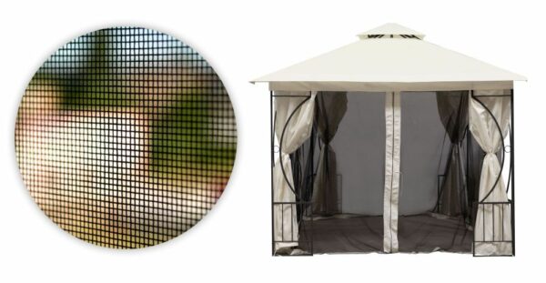 Komarnik za paviljon, 3x3m, bež | MultiGarden