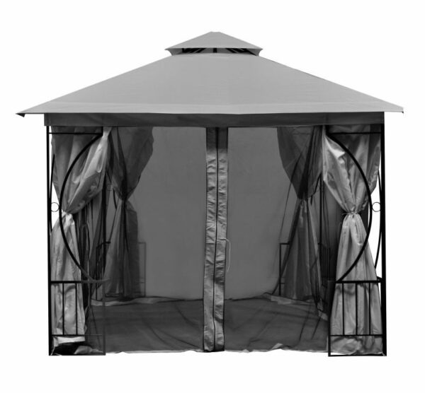 Komarnik za paviljon, 3x3m, siv | MultiGarden - Image 5