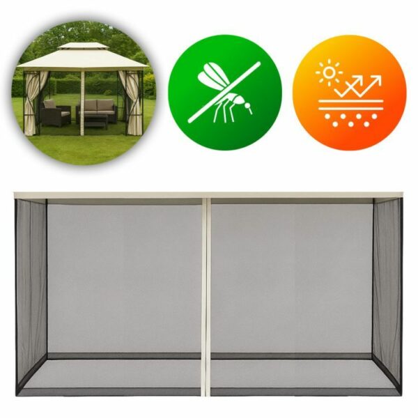 Komarnik za paviljon, 3x4m, bež | MultiGarden