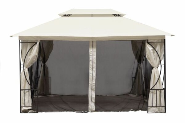 Komarnik za paviljon, 3x4m, bež | MultiGarden