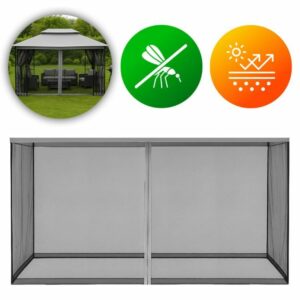 Komarnik za paviljon, 3x4m, siv | MultiGarden