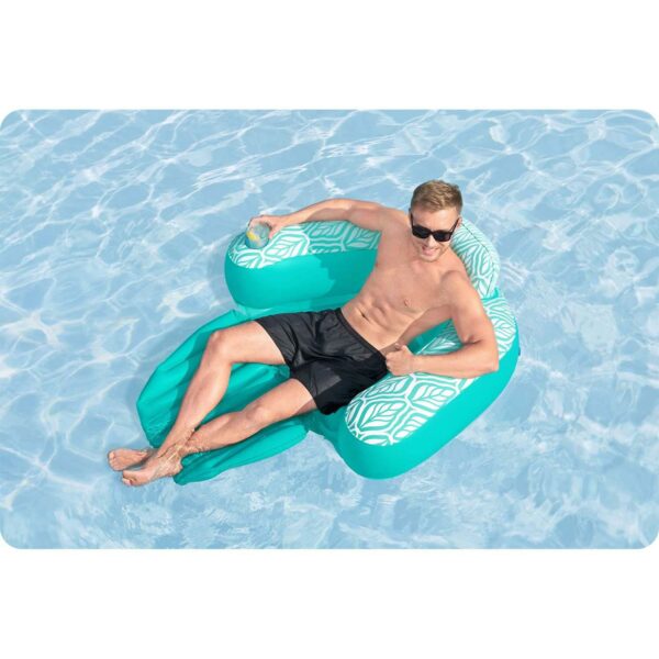 Napihljiv stol Comfort Plush Pro, turkizna | Bestway