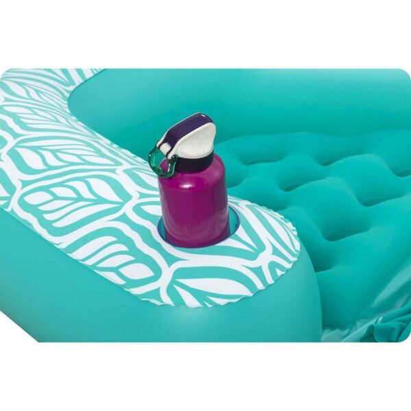 Napihljiv stol Comfort Plush Pro, turkizna | Bestway