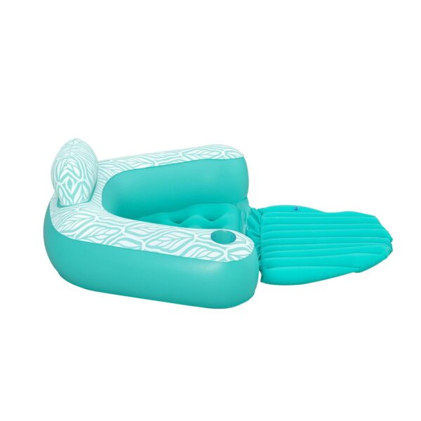 Napihljiv stol Comfort Plush Pro, turkizna | Bestway